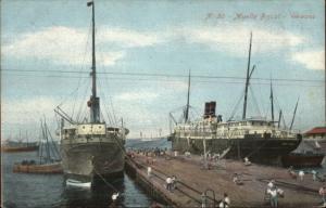 Veracruz Vera Cruz Mexico Ships Docked c1910 Postcard