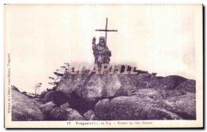 Old Postcard Tregastel Rock Eternal Father