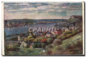 Old Postcard Ehrenbreitstein Koblenz u