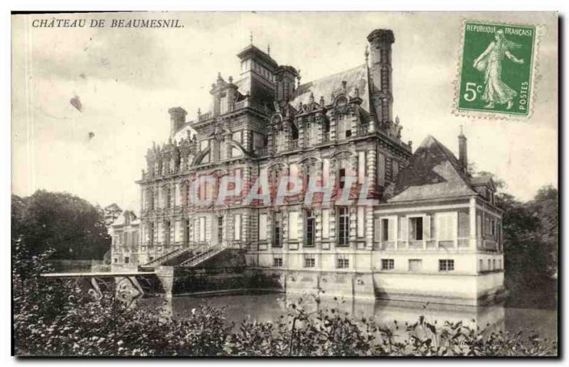 Old Postcard Château de Beaumesnil