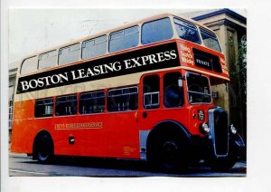422705 GERMANY 1976 Bus Dusseldorf Boston Leasing Express IFFA Frankfurt RPPC