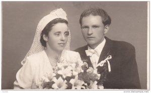 RP; Portrait of Newlyweds, 1950s