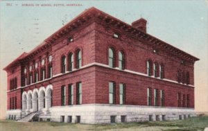 Montana Butte School Of Mines 1908