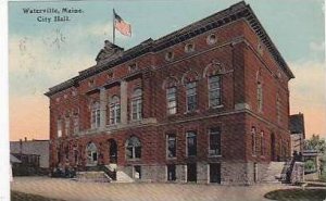 Maine Waterville City Hall