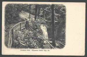 Ca 1902 PPC* Delaware Water Gap Pa Golden Falls Mint UDB