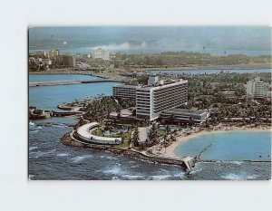 Postcard The Caribe Hilton, San Juan, Puerto Rico