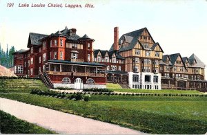 Postcard BUILDING SCENE Laggan Alberta AB AI9339