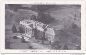 Aerial view,  Willowbrook Seminary,  Eudist Fathers,  Hyattsville,  Maryland,...