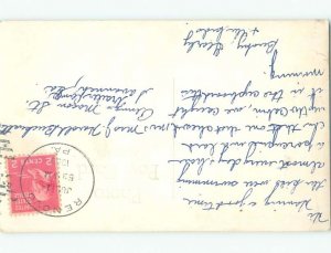 rppc 1953 DEER BY THE TREE AC8085