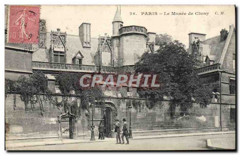 Old Postcard The Paris Musee De Cluny