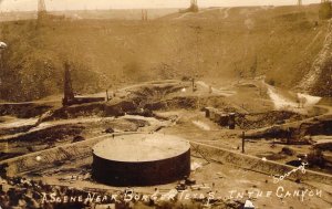 Old RPPC,Real Photo,Great Oil Patch Scene, Borger, in the Canyon,TX Old Postcard