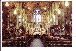 St Mary's Cathedral at Christmas Time Interior, Kingston, Ontario, 