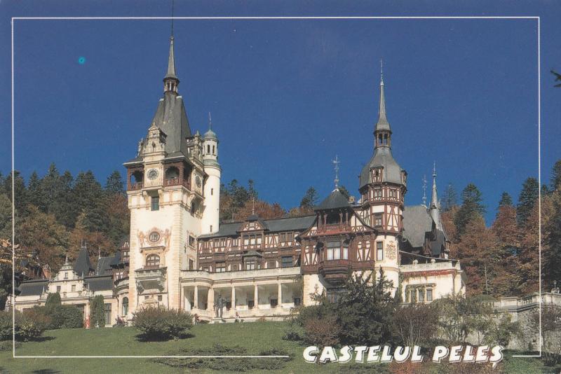 Romania postcard Peles castle