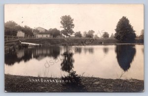 J87/ Vienna Ohio RPPC Postcard c1910 Lake Shook Family Farm Home 1360