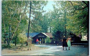 Postcard - Entrance to Views at Leonard Harrison State Park - Wellsboro, PA
