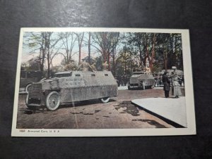 Mint 1886 USA Postcard Armored Cars 1st Motor Battery NCNY