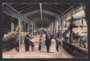 FRANCE 1918, Vintage postcard, Covered galleries, Used