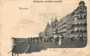 Belgium Ostend Oostende Le Quai Vintage Postcard 07.14