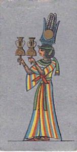 Cavanders Vintage Cigarette Card Ancient Egypt No 6 Egyptoian Queens