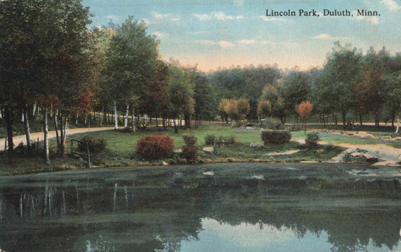 Postcard Lincoln Park Duluth Minnesota 