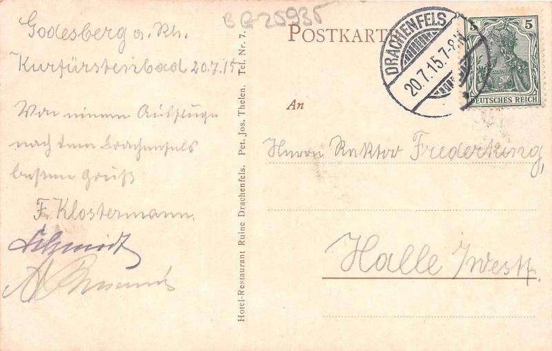 BG25935 ruine drachenfels   germany