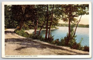1916 North Shore Drive East Hampton Connecticut CT River View Posted Postcard