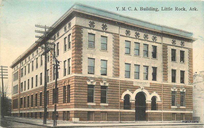 C-1910 YMCA Building Little Rock Arkansas Goodman postard 109233