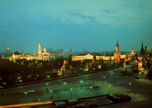 Russia Moscow Panoramic View Of The Kremlin