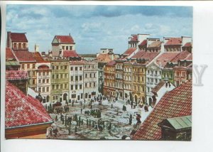 465822 POLAND Warsaw Stare Miasto market Old Russian edition postcard