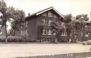 Madison South Dakota~High School Building~1930s RPPC-Postcard (655)
