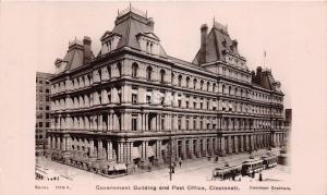 Ohio Postcard Real Photo RPPC c1930 CINCINNATI Government Building Post Office