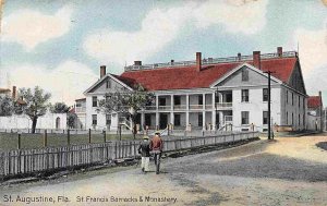 St Francis Barracks & Monastery St Augustine Florida 1912 postcard