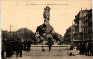 CPA MONTPELLIER - Fontaine des Trois-Graces (510994)