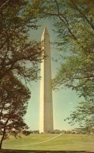 Vintage Postcard View of Washington Monument Washington D. C.