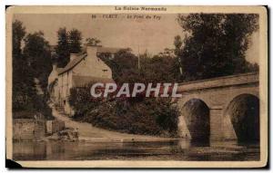 Old Postcard Clecy La Suisse Normande Pont du Vey