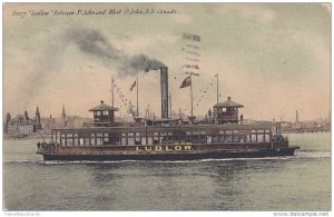 Passenger Ferry LUDLOW between St. John & West St. John, New Brunswick, Can...