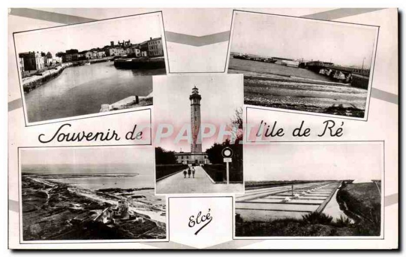 Old Postcard Souvenir De L & # 39ile De Re