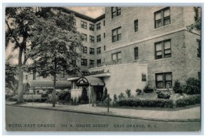 c1950's Hotel East Orange Grove Street East Orange New Jersey NJ Postcard