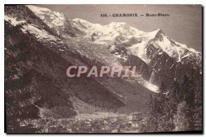 Old Postcard Chamonix Mont Bianc