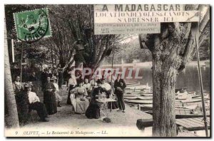 Olivet Old Postcard restaurant Madagascar (Malagasy)