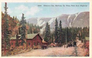 Glencove Inn Halfway Up Pikes Peak Auto Highway Colorado 1920s postcard