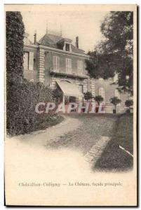 Old Postcard Chatillon Coligny Le Chateau Main Facade