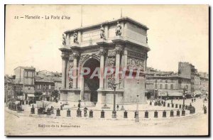 Old Postcard Marseille La Porte d'Aix