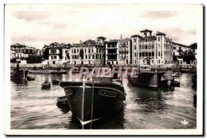 Modern Postcard St Jean de Luz Port Boat