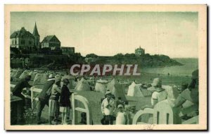 Old Postcard Plage De Saint Quay Yue Jack Casino