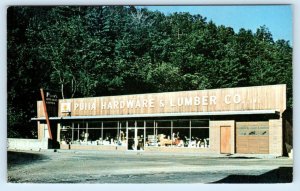 RUMFORD, Maine ME ~ Advertising PUIIA HARDWARE & LUMBER 1965  Postcard