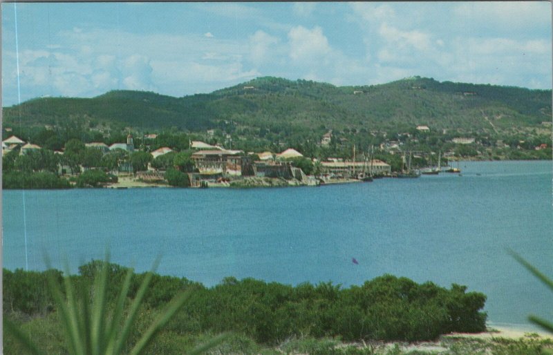 Postcard Christiansted Harbor and Town St Croix Virgin Islands