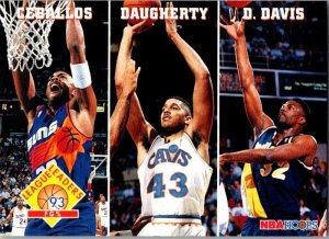 1993 Nab Basketball Card Field Goal Leaders Ceballos Daugherty Davis sk20201