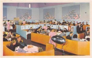 SARDI'S Hollywood, California Restaurant Interior c1940s Vintage Postcard 