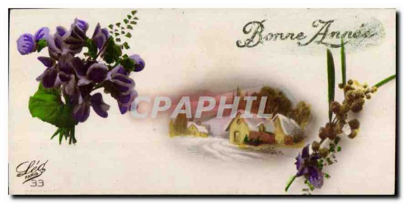 CARTE Postale Old Bonne Annee